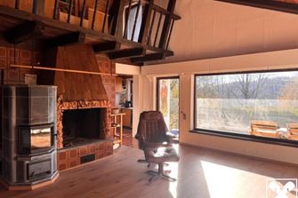 Naturrefugium mit Fernblick, offenem Kamin und absoluter Ruhe