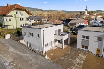 Schlüsselfertiges Neubau-Einfamilienhaus mit zwei Terrassen, großem Garten & schönem Weitblick in Aigen-Schlägl