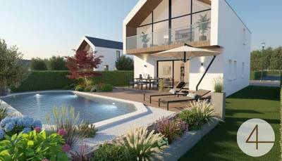 Stilvolles Einfamilienhaus im modernen Chalet-Stil Individuell Planbar